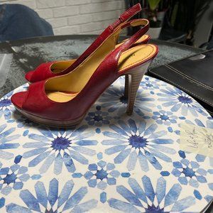 gorgeous nine west heels size 8 excellent condition